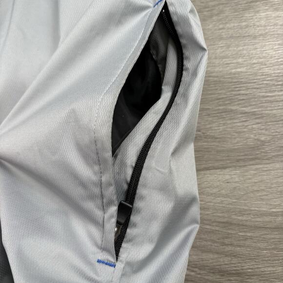 Adidas Jacket Mens Size XL Gray Full Zip Climastorm Windbreaker Lightweight - Picture 4 of 16